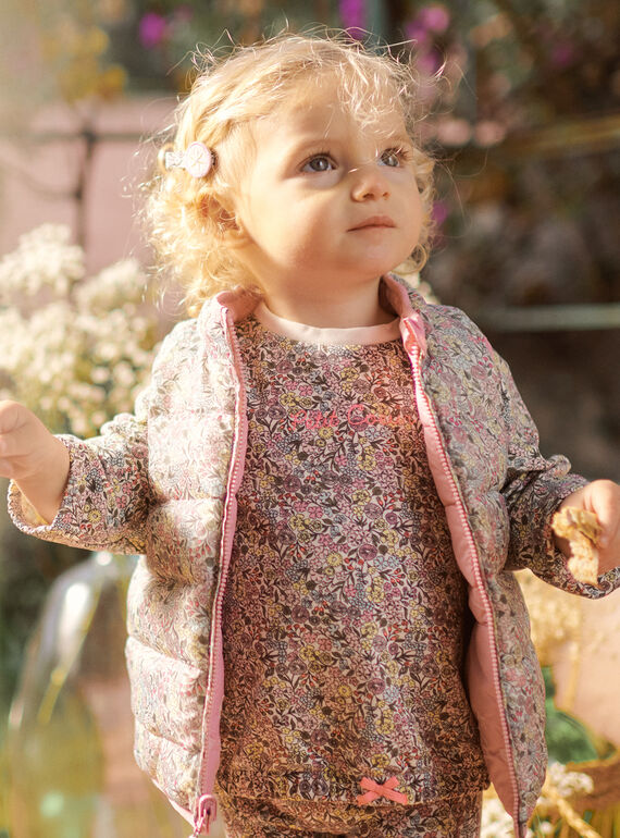 Baby Mädchen Jogging-Top mit Blumenmuster CADORICE / 22E1BFB1JGHB112