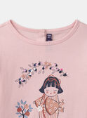 Pale rose TEE SHIRT LS NOROZETTE / 25H2PFP2TML301