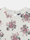 Pullover mit Blumenmuster LADOUETTE / 24H2PFQ1PUL001