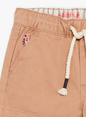 Shorts aus braunem Pekannuss-Twill FATRISTAN / 23E1BGP1SHOI821