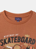 T-Shirt mit Skateboard MADALAGE / 25E3PG73TMLE405