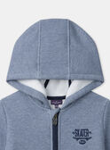 Greyish blue KIDS CARDIGAN NUGILAGE / 25H3PGQ1GIL205