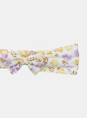 Haarband mit Blumenmuster KALISE / 24E4BFD1BAN001