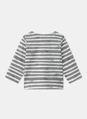 Gestreiftes T-Shirt mit langen Ärmeln LAOLIVIER / 24H1BGQ1TML001