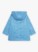 Kind Mädchen 2-in-1 blauer Regenmantel CLAFLETTE / 22E2PFG1IMP208