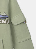 Sweatshirt mit Reißverschluss und Ufo-Motiv MLESSAGE / 25E3PGO1GILG600