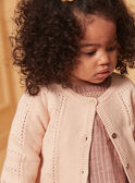 Strickjacke mit Lochmuster  LAELLA / 24H1BFK1CARD319