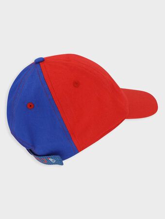 Schirmmütze für kleine Jungen, rot und blau TECHAPAGE / 20E4PGH1CHA216