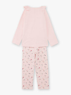 Rosa Pyjama-T-Shirt und Hose für Mädchen BEBARNETTE / 21H5PF64PYJD314