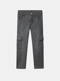 Cargo-Jeans Grau LADIMAGE / 24H3PGQ1JEAK004