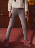 Leggings aus paillettenbesetztem Cord LADEGETTE / 24H2PFQ1LG940