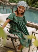 Kleid mit Blumenstickerei FUBRODETTE / 23E2PFN1ROBG605