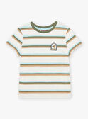 Gestreiftes T-shirt ecru FIPOUAGE / 23E3PGD3TMC001