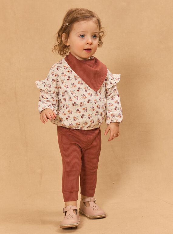 Set aus Sweatshirt, Leggings und Lätzchen MABERENICE / 25E1BF71ENS001