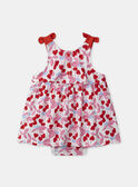 Bodykleid mit Herz-Kirschmuster MAULINE / 25E1BFQ1ROB000