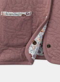 Jacke zum Wenden einfarbig und geblümt MAVETTE / 25E2PF71CAR511