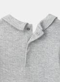 Body, grau mit Waschbär-Print und langen Ärmeln, Baby, Jungen NAILAN / 25H1BGP1BODA015