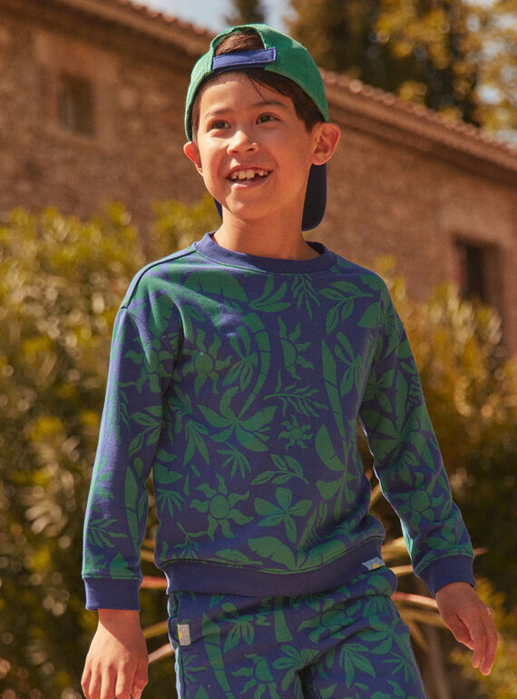 Blaues Sweatshirt LACHEMAGE / 24H3PGI1SWE703