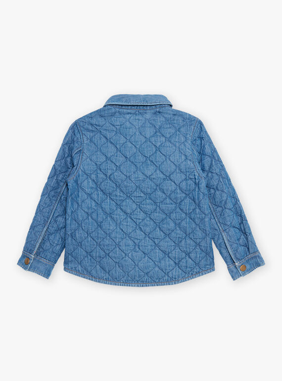 Gestepptes Überhemd aus Denim DUQUILTAGE / 22H3PGY1SCHK005