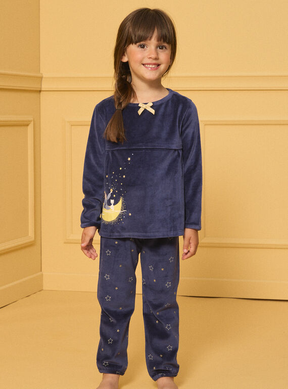 Navy PYJAMA LECRIETTE / 24H5PF42PYJC205
