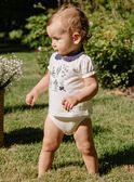 Body T-Shirt mit Blumenstickerei FANELLY / 23E1BFN1BOD001