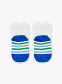 Weiße Socken mit Streifenmuster LABERNIE / 24H4BGI1SOB000