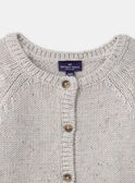 Melierte Strickjacke mit Blumen  MABELLE / 25E1BF71CAR006