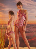 Zweiteiliges Badeset in Nude mit Blumenprint KLUINDETTE / 24E4PFG1D4LC204