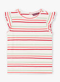 Gestreiftes Latzhosen- und T-Shirt-Set ZOCHUETTE / 21E2PFJ1ENSP269