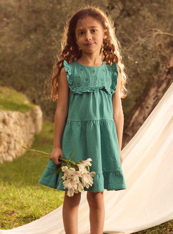 Kleid mit Rüschen MLERETTE / 25E2PFO1ROBC242