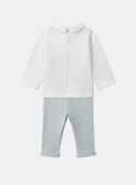 Pyjama aus feinem Rippstrick MEBENOIT / 25E5BGF1PYJ001