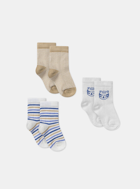 3er-Set fantasievolle Jacquard-Socken  MACLEMENT / 25E4BG81LC3001