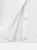 Ecrufarbener Cardigan mit Ajourmuster KRECADETTE / 24E2PFL1CAR001