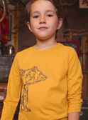Yellow TEE SHIRT LS LYTICHAGE / 24H3PGO1TML107