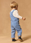 Lange Latzhose mit Streifen MACESAR / 25E1BG81SALC209