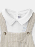 Set aus T-Shirt Body und kurzer Latzhose MAENRICK / 25E1BGL1ENSA016