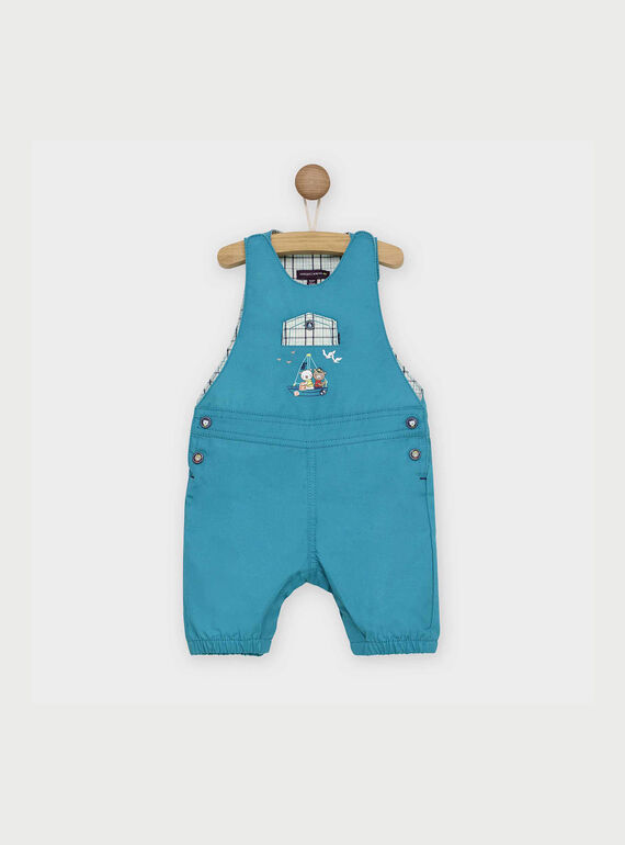 Türkisfarbene kurze Latzhose RAGARY / 19E1BGD2SAC202