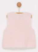Pale rose Sleeveless cardigan PALONA / 18H1BFH1CSM301