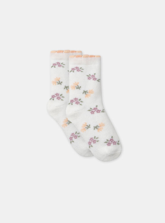Geblümte Bouclé-Socken  MABETH / 25E4BF71SOQ001