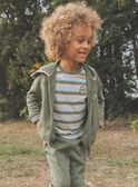 Gestreiftes T-shirt ecru FIPOUAGE / 23E3PGD3TMC001