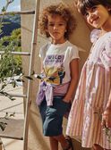 Krawatten- und Farbstoff-T-Shirt mit Wüstenmuster FLAMIAGE / 23E3PGO2TMC001