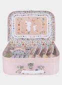 Rosa Koffer mit Puppengeschirr Alice SEALIDINE / 19HZENS1COD321