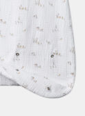 White BABY SLEEPING BAG MONG / 25E0AMI1TUR000