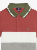 Colorblock-Poloshirt mit Dinosaurier FRIPLAGE1 / 23E3PGD1POL628