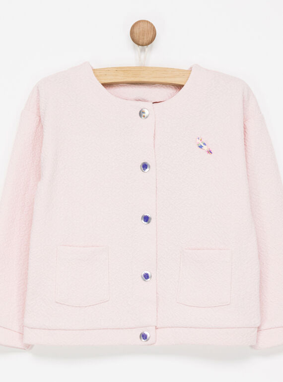 Pale rose Cardigan NUAPETTE / 18E2PFQ1CAR301