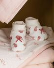 Babyschuhe aus bedrucktem Velours für Mädchen DORENE / 22H0AF11CHP001