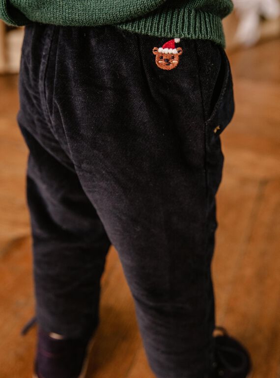 Samthose mit verstellbaren Trägern DAWALLON / 22H1BG61PANC205