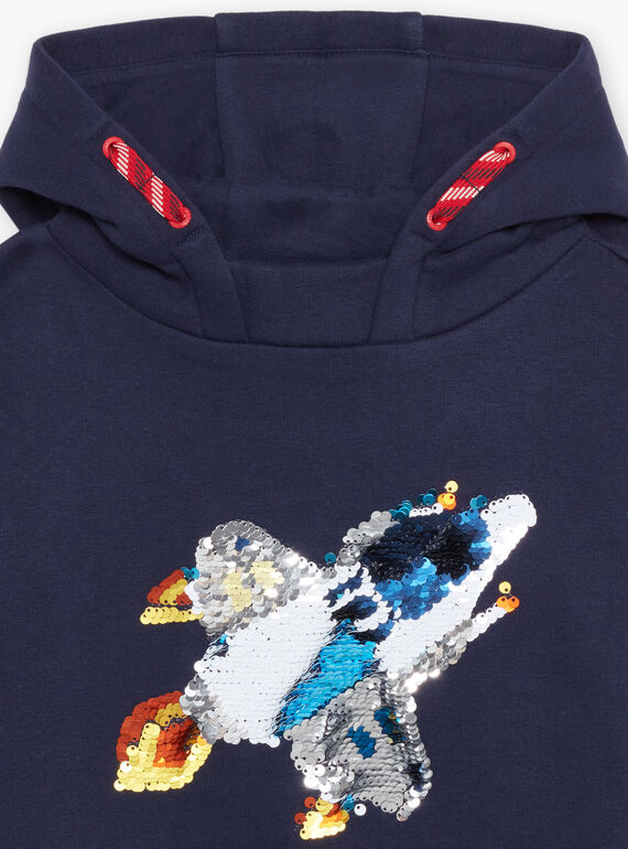 Kapuzen-Sweatshirt mit Raketendruck DOGRAGE 1 / 22H3PG82SWE070