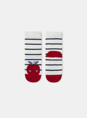 3er-Pack Socken gestreift, gemustert oder einfarbig, Baby Mädchen NAGERTRUDE / 25H4BFP1LC3001