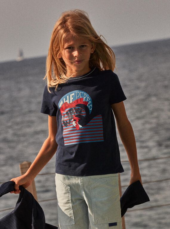 T-Shirt mit Wellen- und Surfermuster FOWAVAGE / 23E3PGC1TMC070